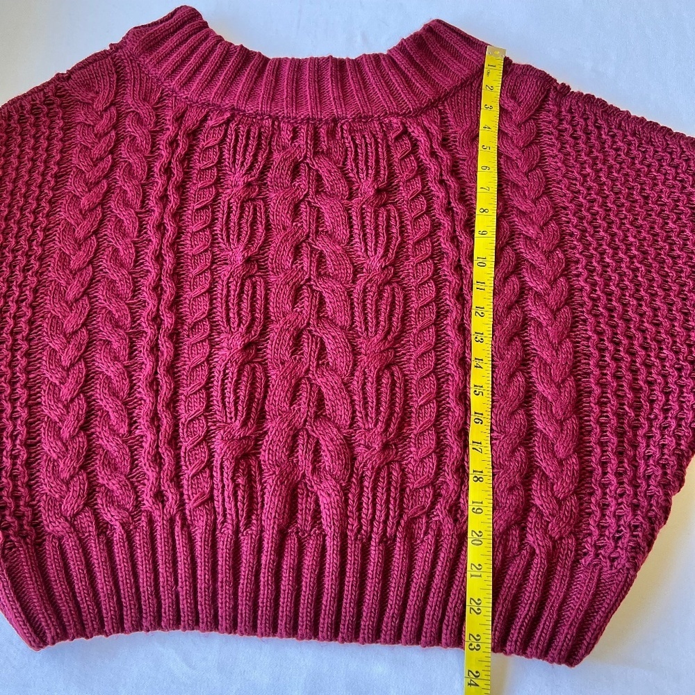 Anthropologie Melissa Cable Knit Chunky Sweater - Picture 5 of 9